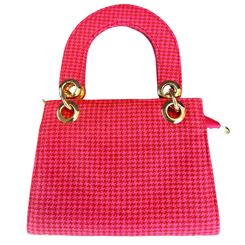 Pink Plaid Mini Bag