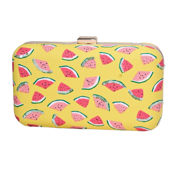 Sunny Watermelon Clutch