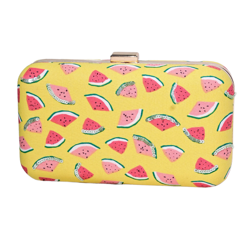 Sunny Watermelon Clutch