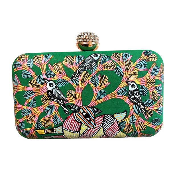 Green Gond Art Bags