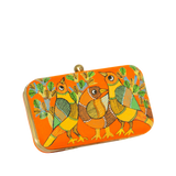 Orange Gond Art Bags