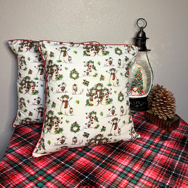 Snowman-Christmas Cushion Covers