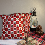 Christmas Tree & Wreath Cushion Covers