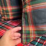 Black Plaid Cushion Covers