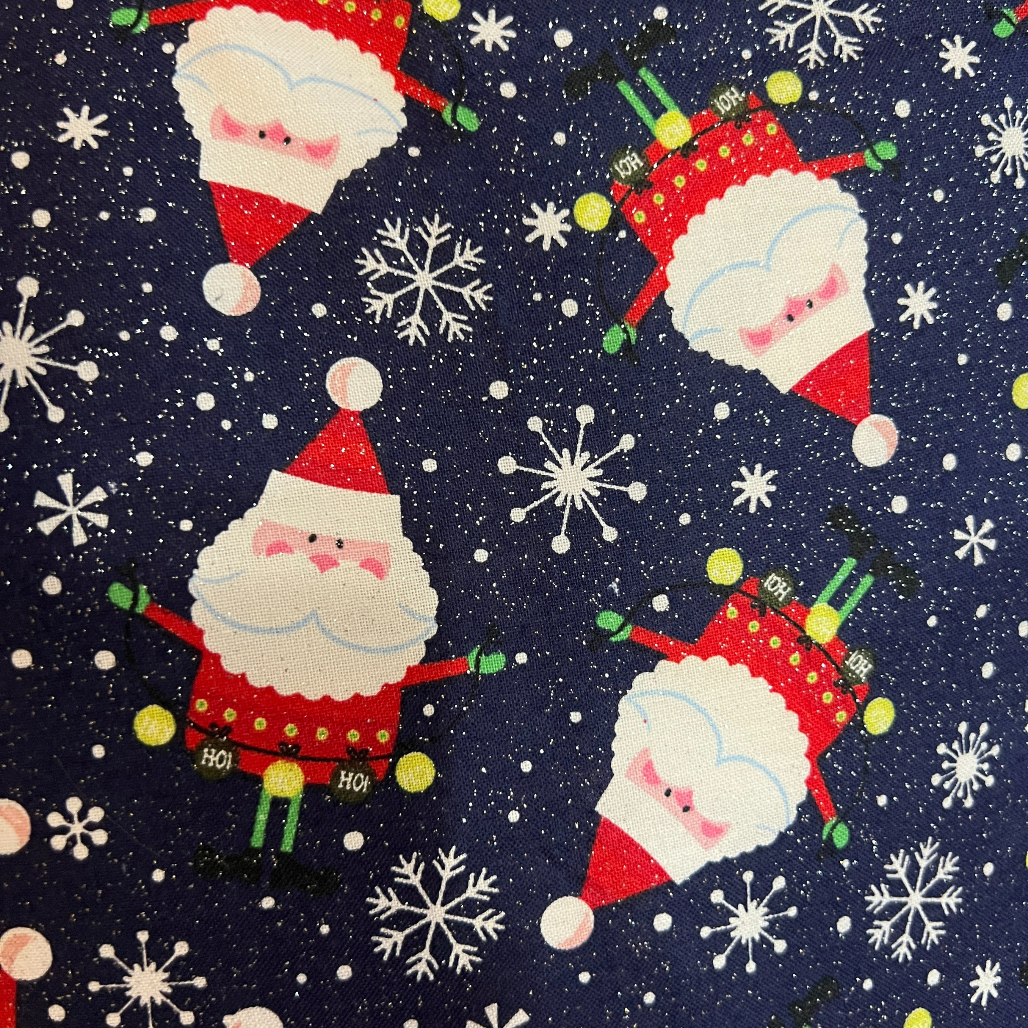 Blue Santa Claus Cushion Covers