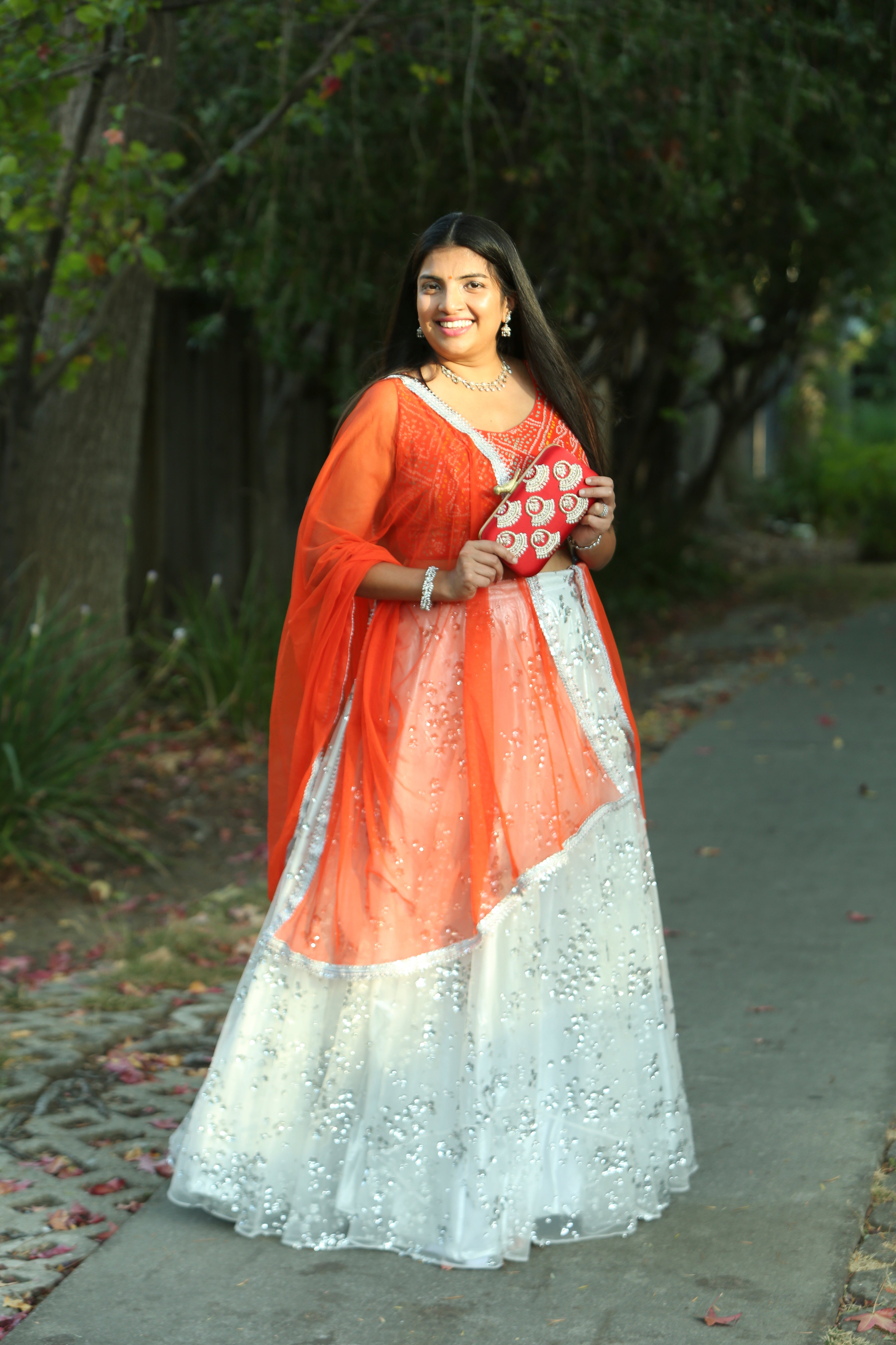 Red Jhumka Clutch Bag