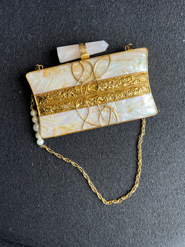 Golden Snowdrift Clutch