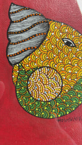 Gond Art Painting-Ganpati