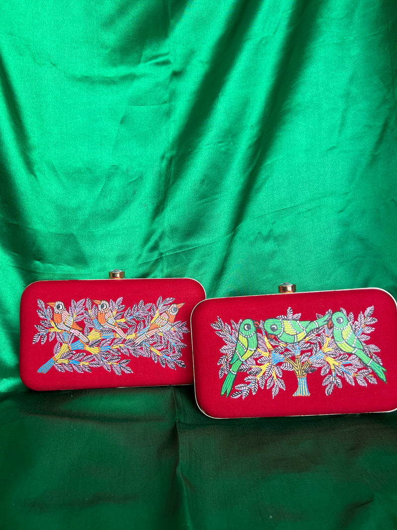 Red Gond Art Bags